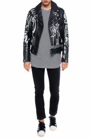 Leather biker jacket, zdjęcie 2 Leather biker jacket od Diesel Black Gold